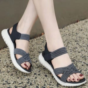 딕슈 여성 밴딩 스트랩 벨크로 스포츠 샌들 3cm SDWS154