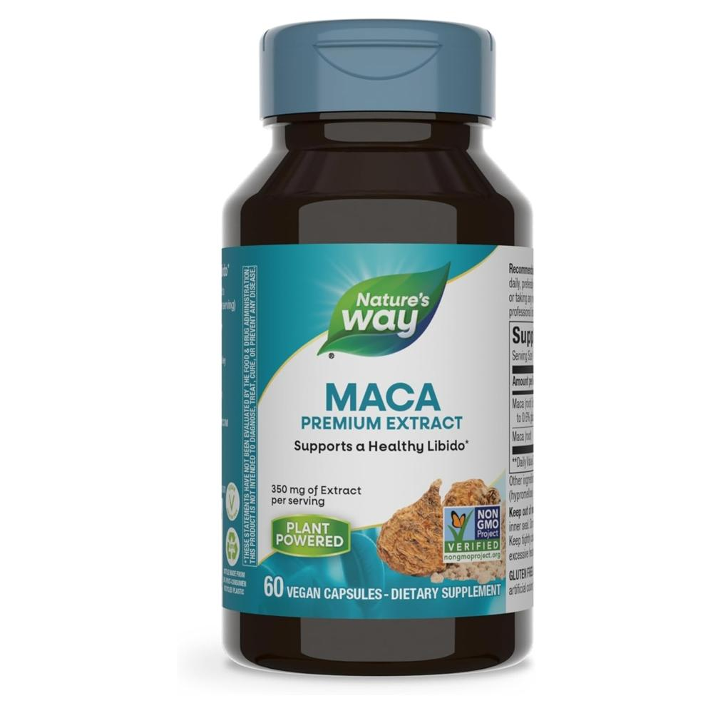 <b>네이처스 웨이 마카</b> 뿌리 추출물 350mg 60 비건캡슐