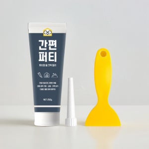 벽보수용 퍼티 벽 크랙 구멍 갈라짐 막기 고성능 타일 접착제 석고보드 퍼티 250g