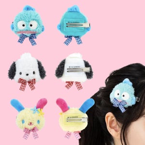 산리오 인형 앞머리 옆머리 집게 머리핀 헤어핀 한교동 우사하나 포차코 [정품 캐릭터 귀여운 포챠코 핀]