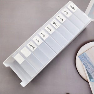 포켓 케이블 선 정리 함 대형 케이스 10P 개별 전선 보관 형 케이스포켓10p