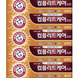 유한양행 암앤해머 컴플리트케어 치약 베이킹소다함유 178g x 5개
