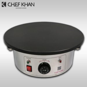 쉐프칸 전기크레페기계 CFK-3100 행사장 테프론 코팅 영업용 와플팬