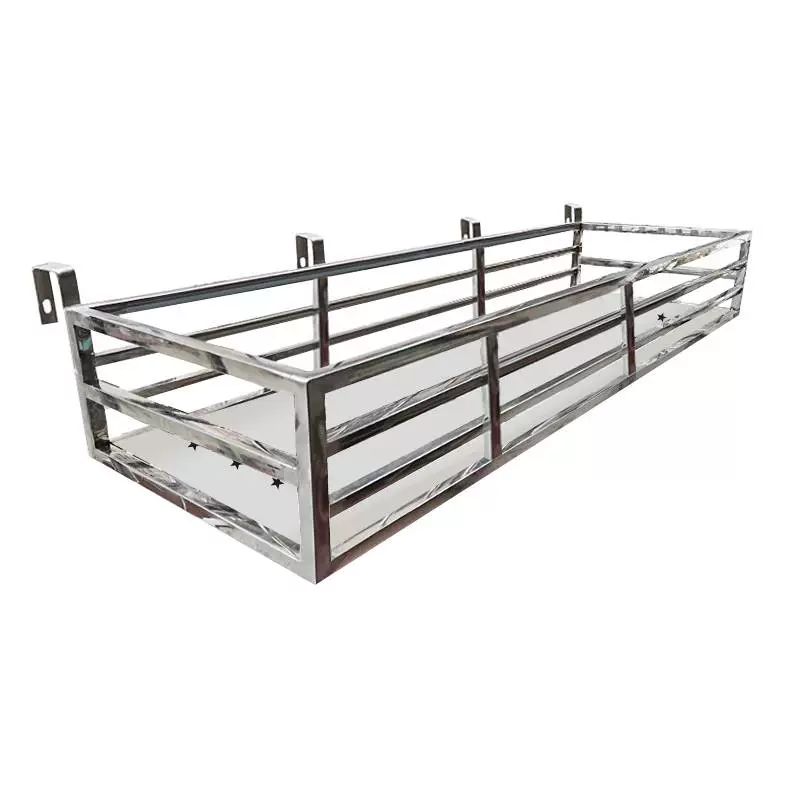 베란다화분걸이 아파트 발코니 난간 창틀 화분 걸이 행잉 철제 60x24x15 기본 색상