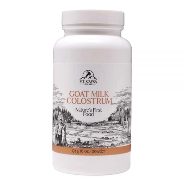 <b>Mt. Capra</b> 염소 우유 초유 | 건강한 면역 체계, 장 및 <b>운동</b> 능력을 위한 | 목초 사료, 면역글로불린 함량이 높음 | 60회 분량 - 174g