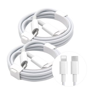 아이폰 정품 호환 C to 라이트닝 8핀 고속 충전 케이블 1+1