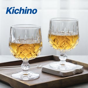 키치노 벨린 고블렛 잔 240ml C타입 4p 세트 와인 잔 유리컵 물컵 VV