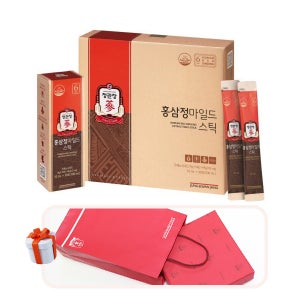 정관장 홍삼정 마일드스틱 10ml x 30포 + 선물포장 쇼핑백 추석 선물세트