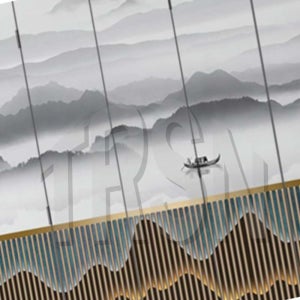 트렌드스냅 인테리어 파티션 6단12 무타공 나무