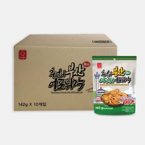 한진식품 추억의 부산 야채 어포튀각 1박스 (142g x 10입)