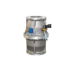 오토시그마 HPG-EX20GSO200F (플랜지 DN200 상시열림형) 방폭형 긴급 차단 가스용 솔레노이드밸브
