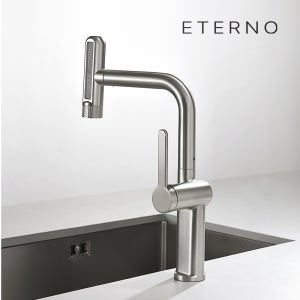 [수도권 시공 포함] 에떼르노 와이드 폭포 6Way 주방수전 EK-6001C 크롬