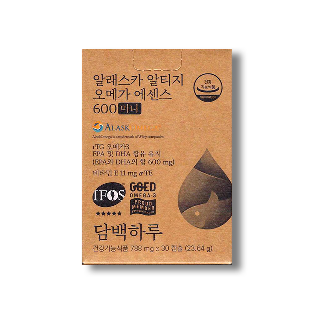 담백하루 알래스카 알티지오메가 에센스 600 미니