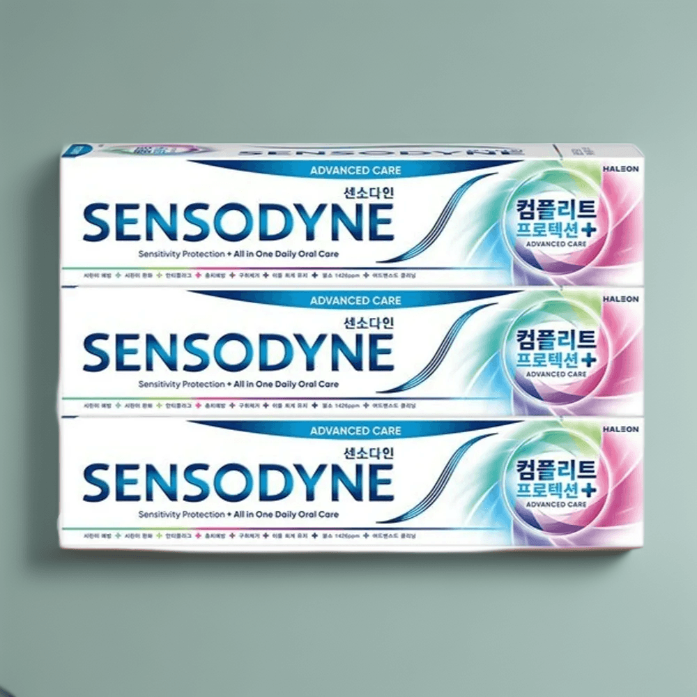 센소다인치약 <b>컴플리트</b> 프로텍션 플러스 시린이치약 100g 3개