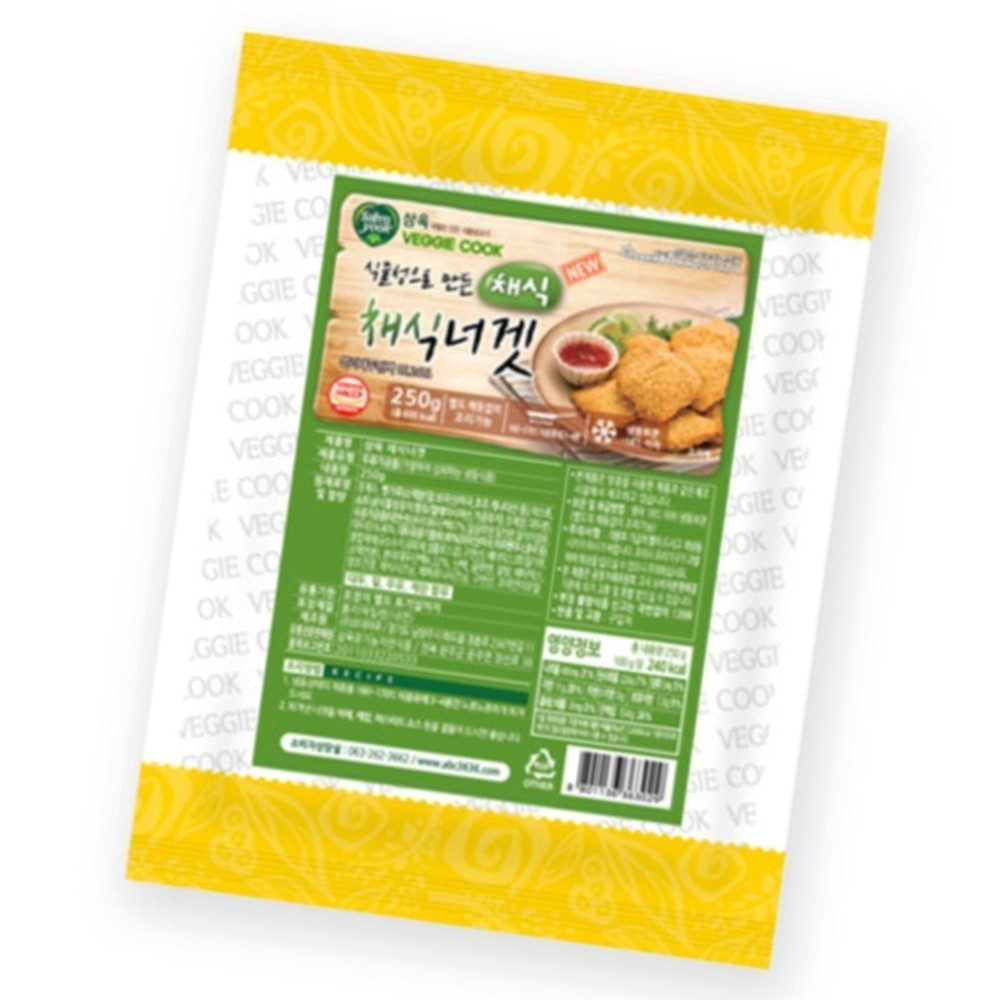 삼육 냉동 채식 너겟 250g 식자재 비건 간편식