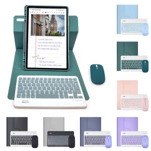 갤럭시탭 S10 플러스 갤럭시탭 S9 FE 플러스 12.4 콤비회전 S펜수납 블루투스 케이스 키보드 마우스 패키지 S9+ S8+ S7+ S7FE 공용