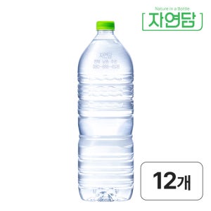 [오늘끝딜] 자연담 먹는샘물 2L, 12개