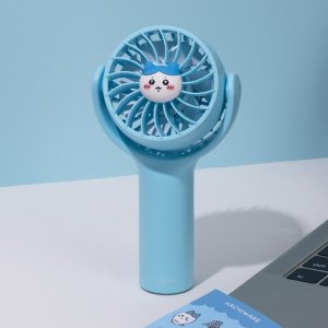 먼작귀 가르마 손풍기 하치와레 핸디팬 휴대용 손 선풍기 스트랩 세트 굿즈