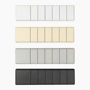 파츠 프리미엄 스위치 4구 7회로 스위치커버 교체 중성선 필수