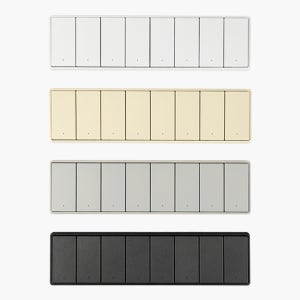 파츠 프리미엄 스위치 4구 8회로 스위치커버 교체 중성선 필수