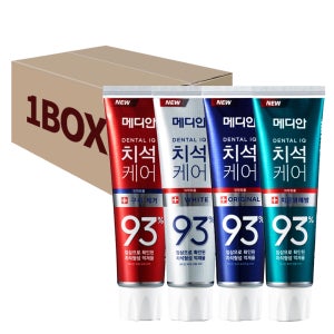 메디안 치석케어 93%치약 오리지널/잇몸 치은염예방/구취/화이트미백 120g 36개