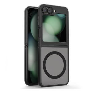 나하로 맥세이프 케이스 아머 하이브리드 클리어블랙, 갤럭시Z플립5