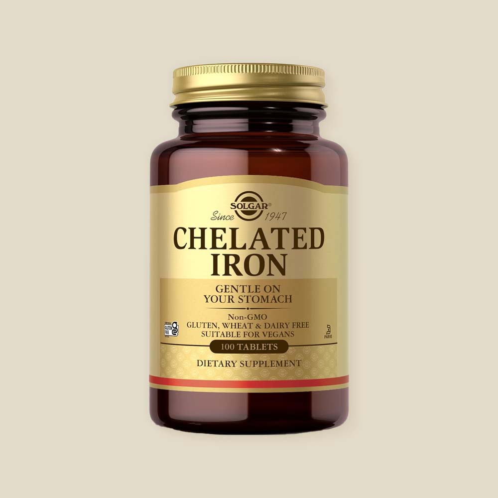 솔가 <b>킬레이트</b> 철분 <b>25mg</b> 비스글리시네이트 Chelated Iron 100정, 1개
