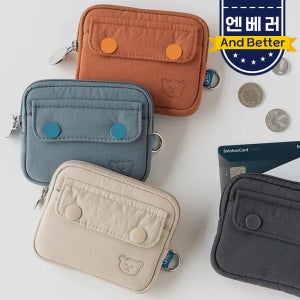 곰돌이 일본 동전 지갑 다이소 엔화 여행용 미니지갑 일본여행