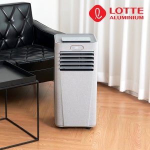 롯데 미니 에어컨 작은방 가정용 소형 이동식 실외기 없는 일체형 원룸