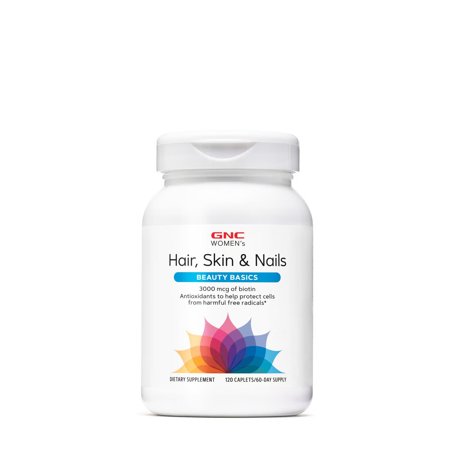 GNC 우먼스 <b>헤어 스킨</b> 앤 네일 비오틴 <b>3000mcg</b> 120정 미국 내수용