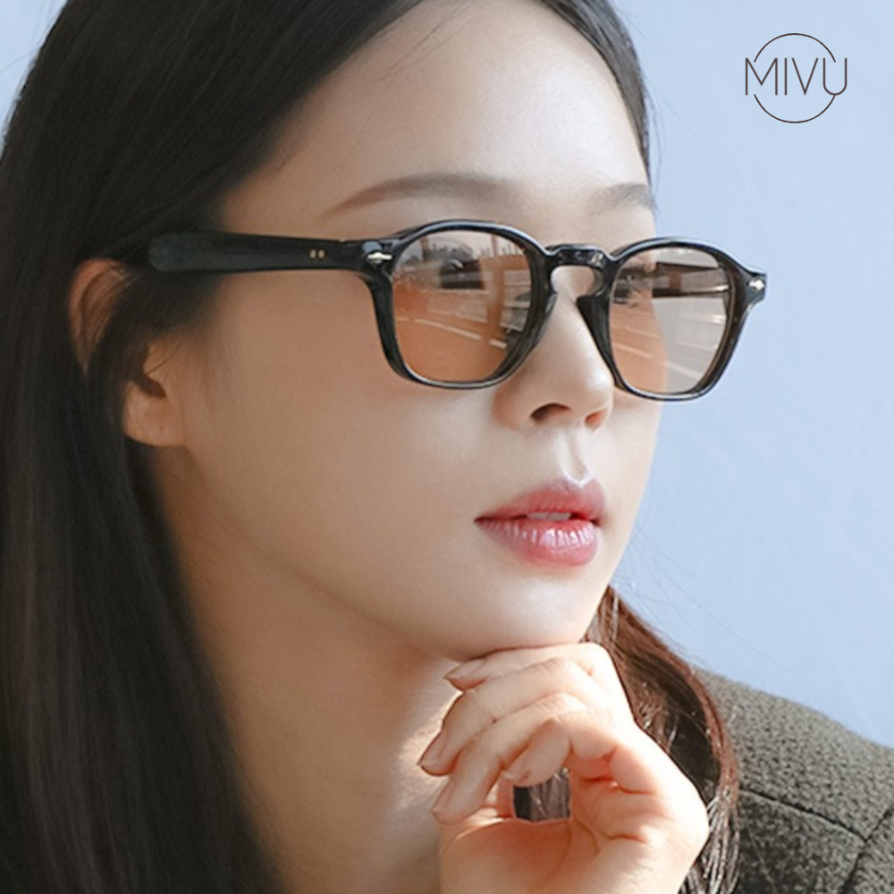 틴트 뿔테 선글라스 감성 데일리선글라스/UV차단 커플 아이웨어/여름필수템