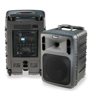 빅보스 PWA-VN1201 600W 블루투스 USB 앰프스피커 바퀴 무선1개 VICBOSS