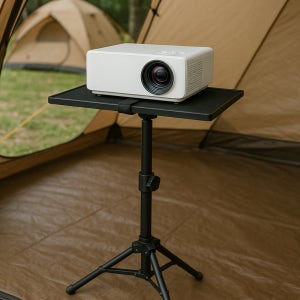 빔프로젝터 삼각대 거치대 휴대용 경량 높이조절 스펀지패드 고정밴드 휴대가방 제공