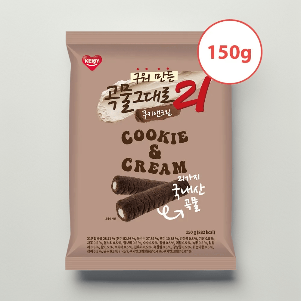 곡물 그대로21 쿠키앤크림