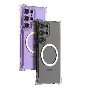 에나가드 맥세이프 슬림 범퍼 케이스 1+1 투명, 갤럭시S22 울트라