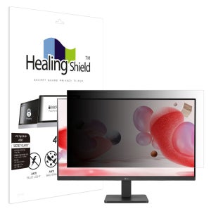 LG 27MR400 항균 보안필름 블루라이트차단 양면 정보보안기