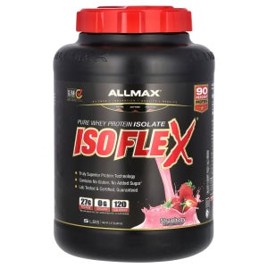 (아이허브) 올맥스뉴트리션 유청 단백질 분리체 (WPI 이온 충전 입자 여과) 딸기(2.27 kg) 해외직구