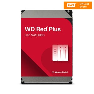 [Western Digital] WD RED PLUS HDD 12TB WD120EFBX (3.5HDD/ SATA3/ 7200rpm/ 256MB/ CMR)