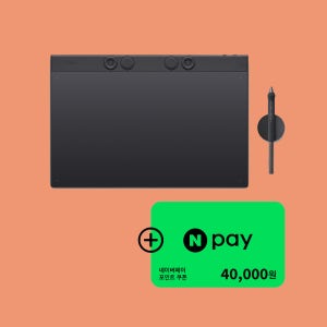 와콤 인튜어스프로 PTK870 대형 전문가용 펜타블렛 드로잉패드 웹툰 그래픽타블렛