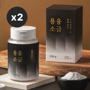 백운염 국내산 프리미엄 용융소금 250g, 2개