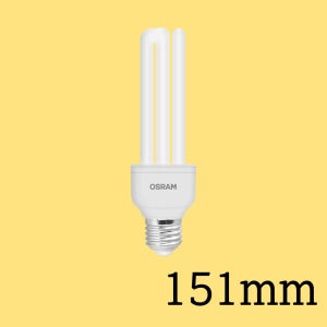 오스람 삼파장전구 램프 형광등 duluxstar EL 20W, 전구색