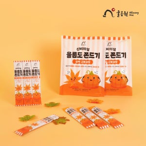 [울릉원] 울릉도 쫀드기 호박 고로쇠맛 1봉(18g x 10입) /리얼쫀득 겨울간식