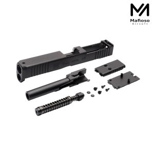 Mafioso 마피오소 Marui 마루이 글록17 젠5 모스 스틸 슬라이드 바렐 셋 Glock17 Gen5 MOS Style Steel Slide Barrel Set