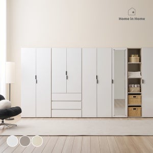 홈인홈 다노 핸들 옷장 3600 드레스룸 풀세트_Y44