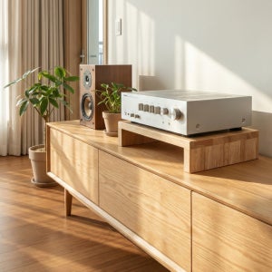 원목 앰프 스피커 오디오 스탠드 받침대 받침 거치대 선반 다이 맞춤 제작 18 200 200 78