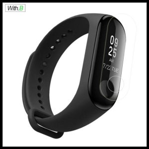 위드비 샤오미 미 밴드 3 3D 포밍 풀 커버 액정 보호 필름 휴대 폰 케이스 강화 유 리필 름 유리 방탄