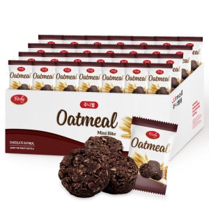 리치 오트밀 미니바이트 초코 인간사료 대용량 간식 1box