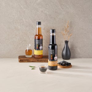 안유성 명장의 다시마 식초 660g / 다시마간장 680g 양조간장 진간장 액젓 자연숙성