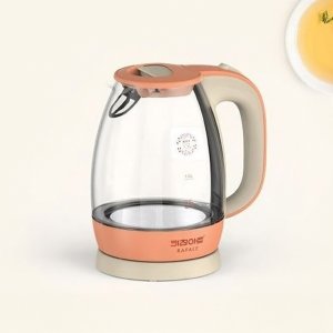 키친아트 유리 무선 전기 주전자 라팔 데이지 1.7L