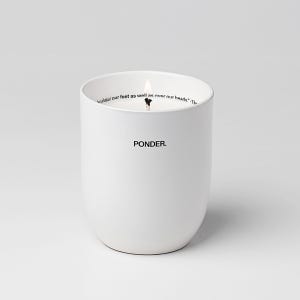 폰더 소이캔들 아로마 향초 도자기 오브제 260g
